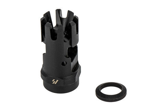 Strike Industries Checkmate Comp 1/2x28 features four serrated prongs